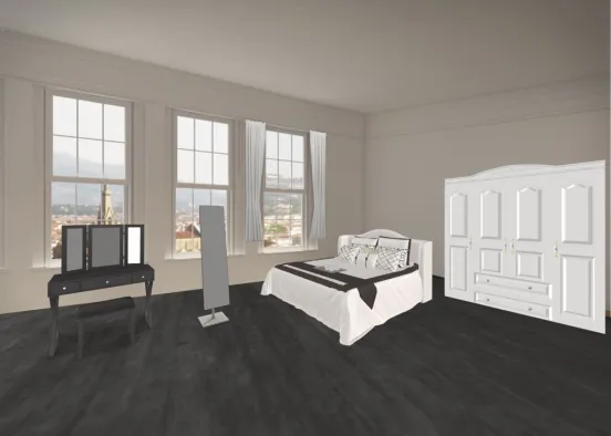 my puppy and my room and family room  Design Rendering