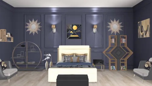 Art Deco bedroom 