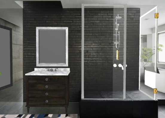 Bathroom vanz Design Rendering