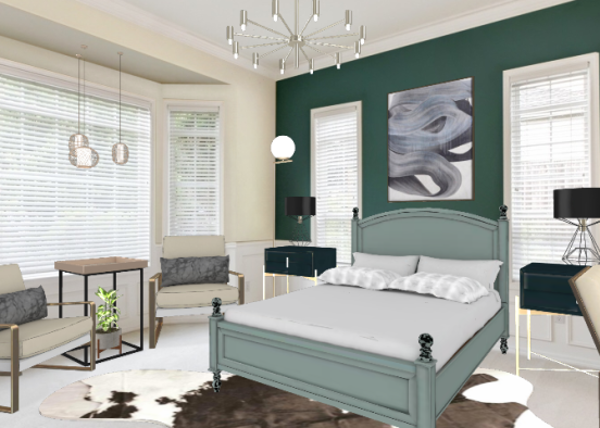 Modern bedroom :)  Design Rendering