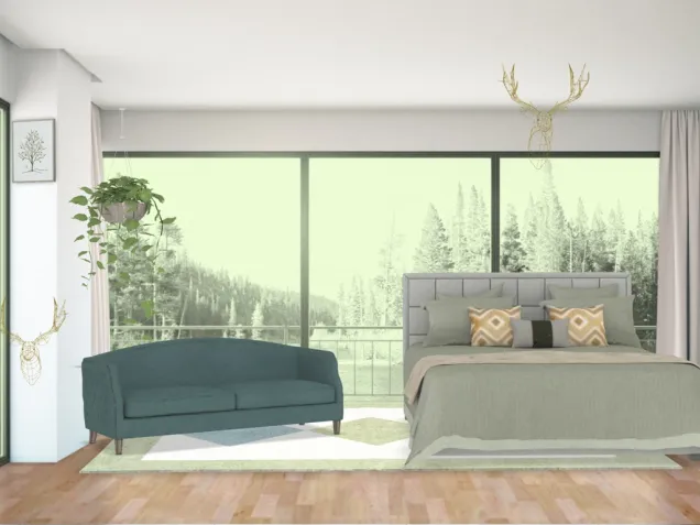 Green Wooden Luxury Room