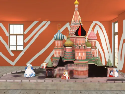 Russian child playtime