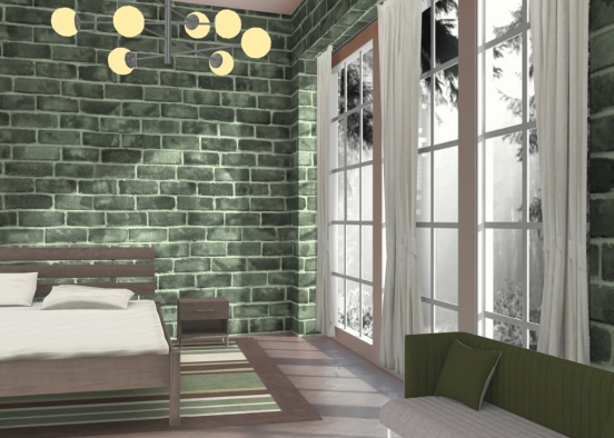 Crystal’s dream room  Design Rendering