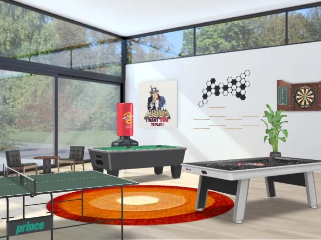 Games room ... I WANT YOU TO PLAY 