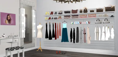 Walk in wardrobe