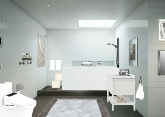 Casa de banho principal  Design Rendering