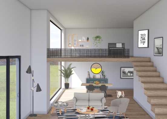 Living room 😋 Design Rendering