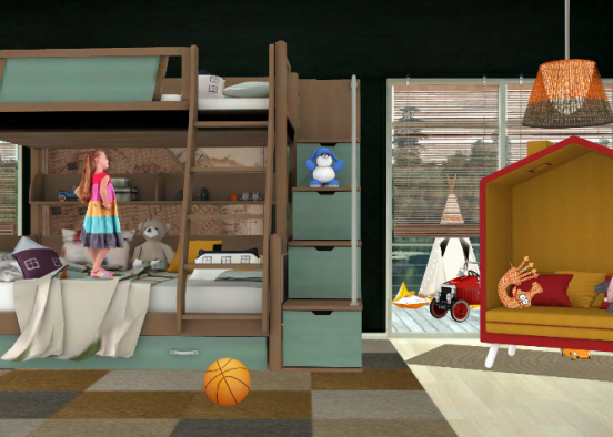 Little girl must have a place to dream  Design Rendering