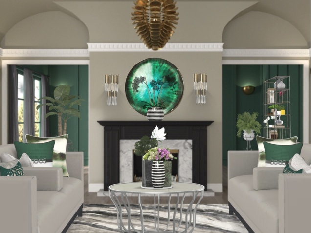 Emerald Living Room 