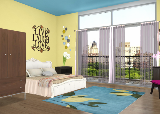 #bedroom #pinkideas Design Rendering