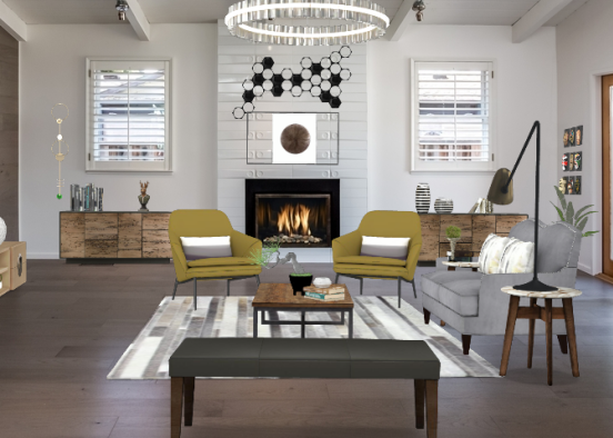 Sala de estar ❤️ Design Rendering