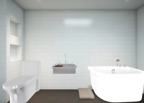 average bathroom Design Rendering