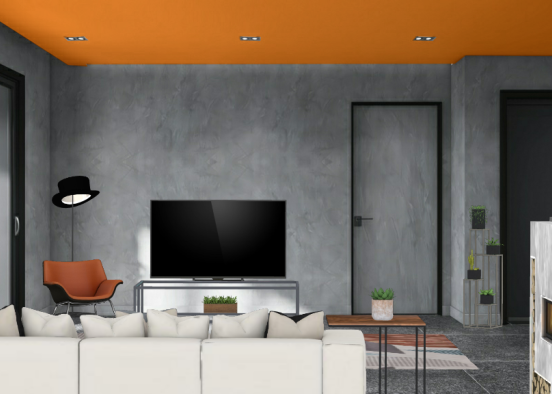 Orange Gray Design Rendering
