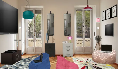 Boy VS Gril living room