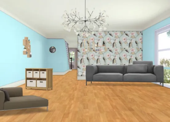 Dream house living room Design Rendering