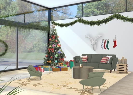 Christmas room 🎄  Design Rendering
