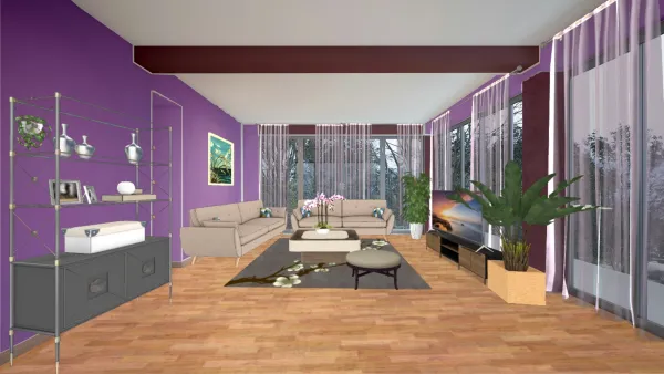 Professional interior design created with Homestyler 3D design software