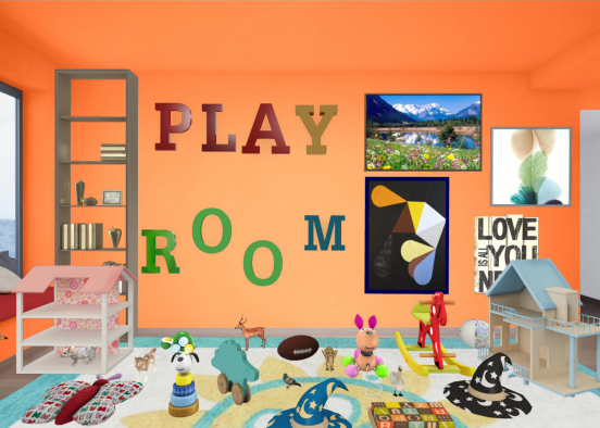 Play room Design Rendering