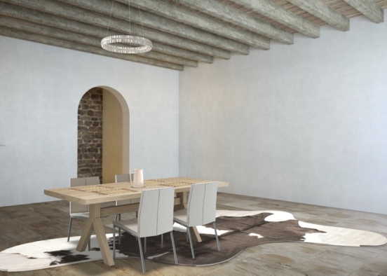 Farmhouse Dining Room 🐄 Design Rendering