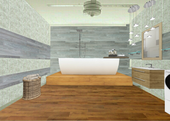 Ванна 3 Design Rendering