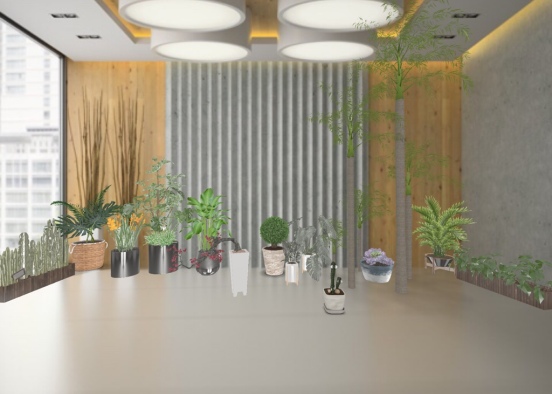 room plant  Design Rendering