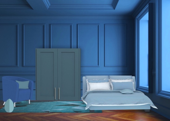 blue room Design Rendering