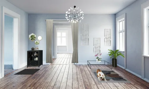 Ambiente moderno,fresco,con un tocco vintage