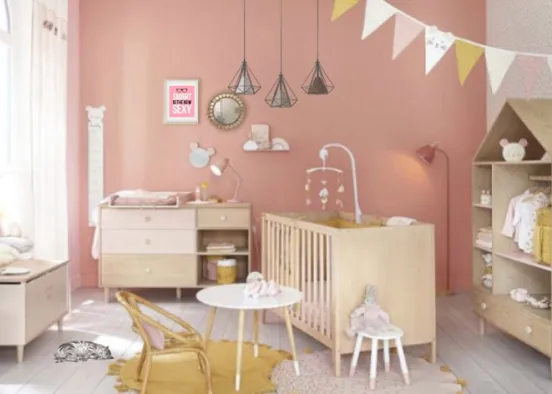 chambre de bébé 👶💞 Design Rendering