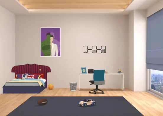 Chambre pour garçon 💙 Design Rendering