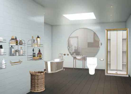 Nicole's design' bathroom Luxury   Design Rendering