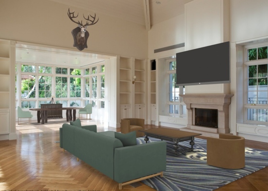 future living room Design Rendering