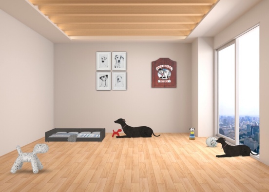 the dog room Design Rendering