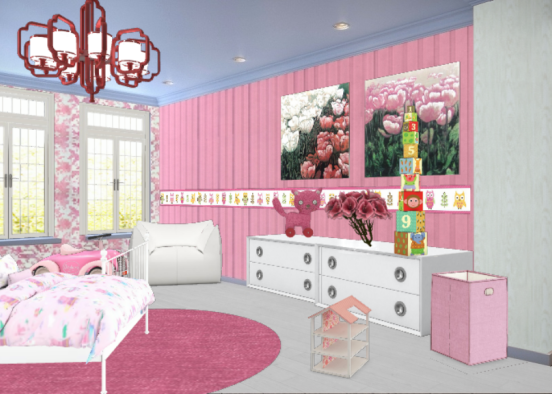 Pink Girl Design Rendering