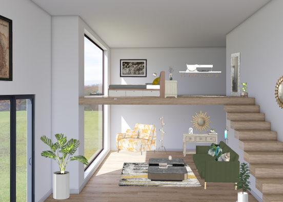 Two level appartment Design Rendering