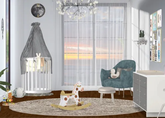 kids room with a view Design Rendering