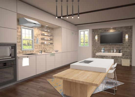 dream kitchen || Pau&Berch Design Rendering