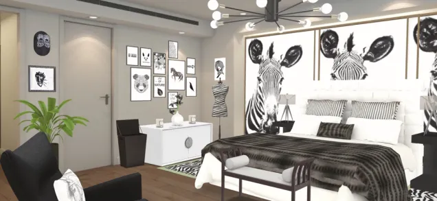 the zebra room