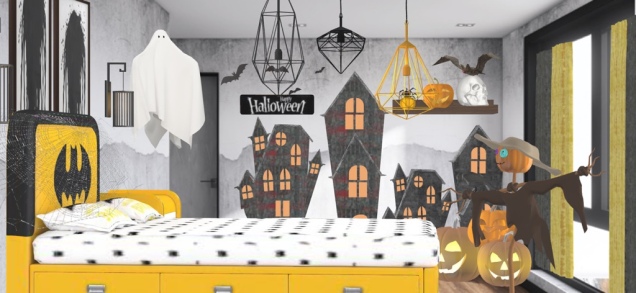 Happy Halloween bedroom