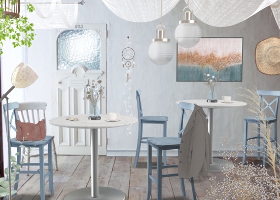 Cafe Design Rendering