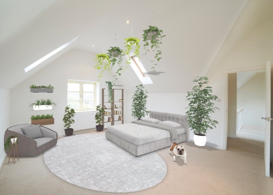 boho plant loft Design Rendering