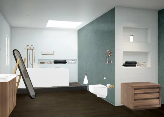 Badezimmer  Design Rendering