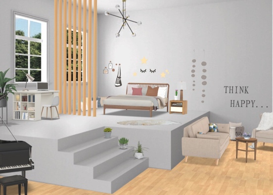 Une petite chambre cocooning ✨ Design Rendering