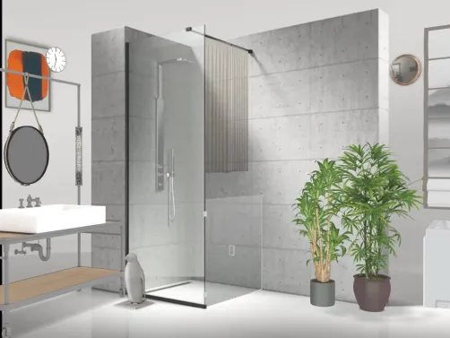 décidément je ne suis pas très forte pour les sale de bain et je tiens à préciser que cette pièce et une reprise. I am not very good at the bathroom and I want to clarify that this piece and a recovery