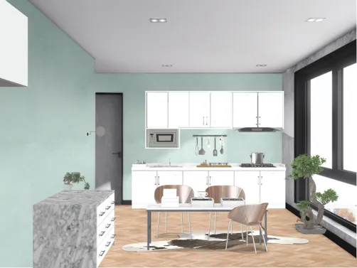 nouvelle cuisine .new kitchen