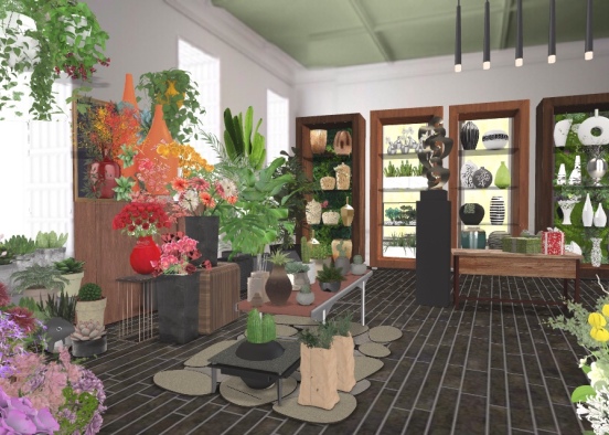 Flowershop Green Haven🌷 Design Rendering