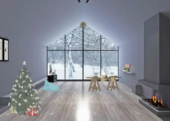 In the making Christmas eve room vibes  Design Rendering