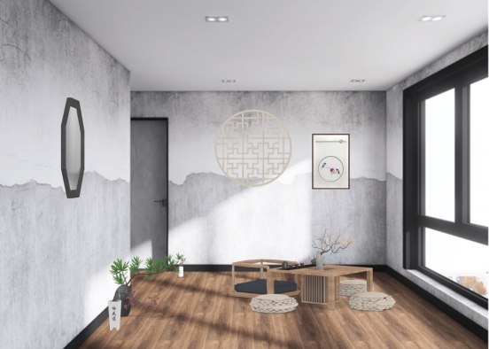Chinese Living Room 🇨🇳  Design Rendering