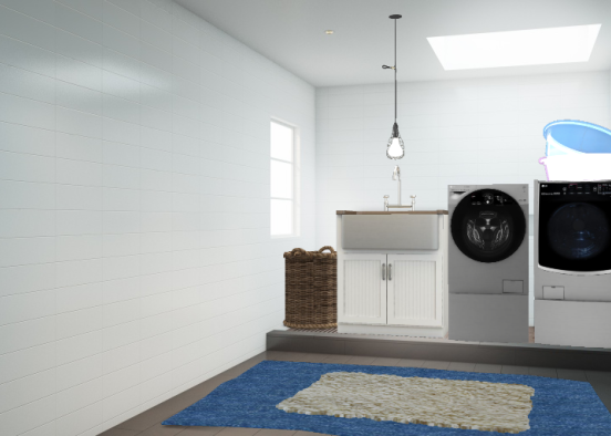 Rustic sheek laundry room Design Rendering
