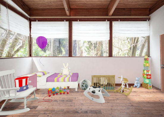 Play, play and playroom Design Rendering