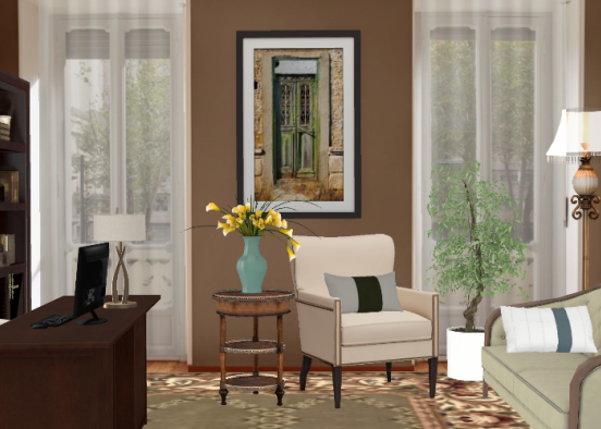 Therapy Office  Design Rendering
